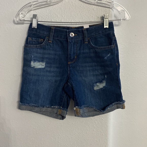 The Children's Place Jean Girl Shorts Size 8 NWT - Picture 1 of 13